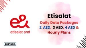 How to Get Etisalat Daily Data Package 2 AED, 3 AED & 4 AED