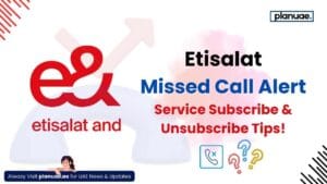 How to Activate or Stop Etisalat Missed Call Alert Service