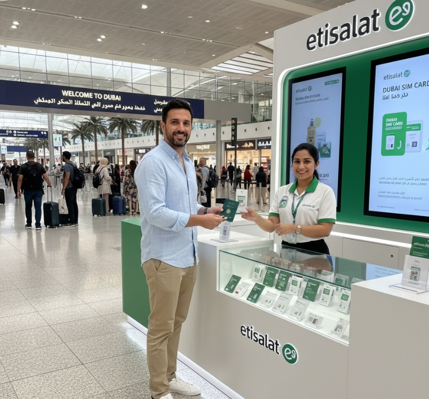 dubai sim card etisalat eim