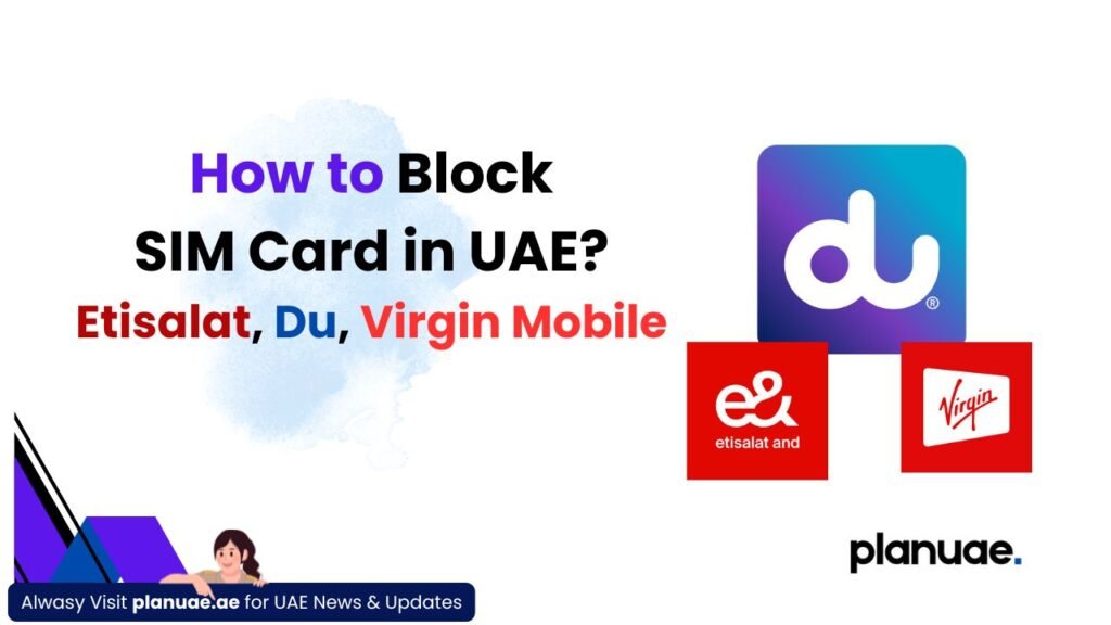 how to block sim card in uae