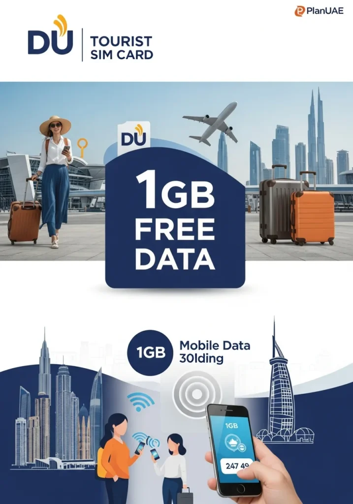 du 1gb free data for tourists