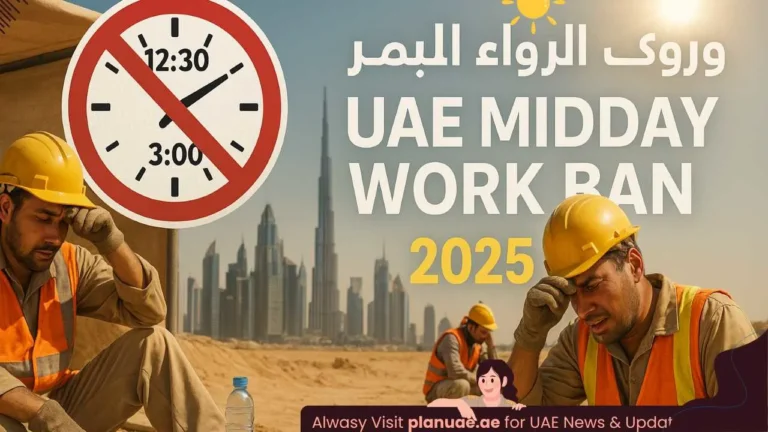 UAE Midday Work Ban 2025