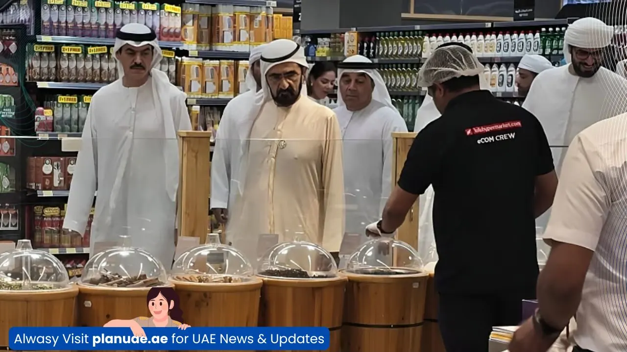 dubai ruler visits lulu mall