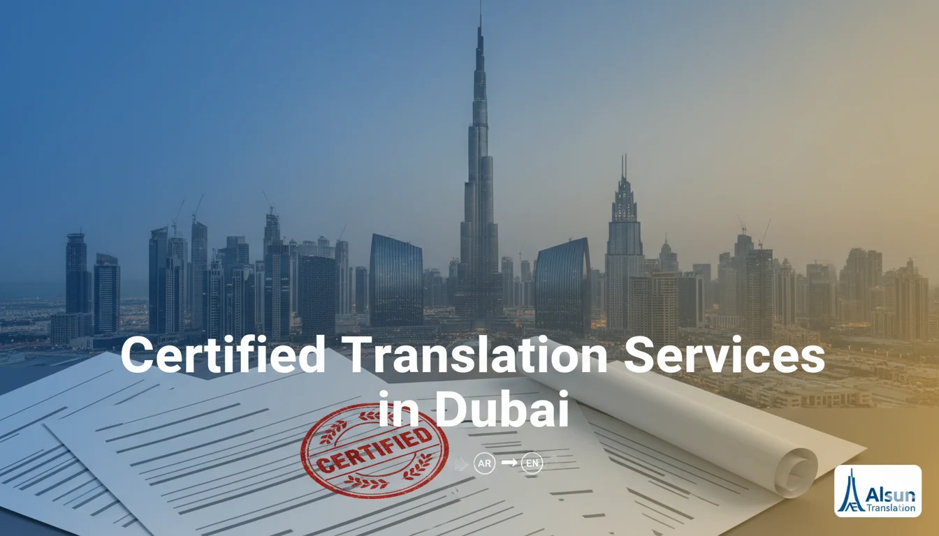 Certified Translation Services in Dubai | Official & Legal Translations by Alsun